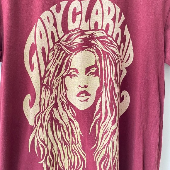 Gary Clark Jr T Shirt Red Size Large Band Crew Neck - Picture 3 of 8